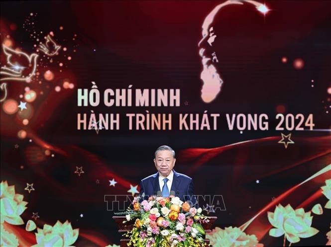 Tổng Bí thư Tô Lâm phát biểu. Ảnh: Thống Nhất/TTXVN