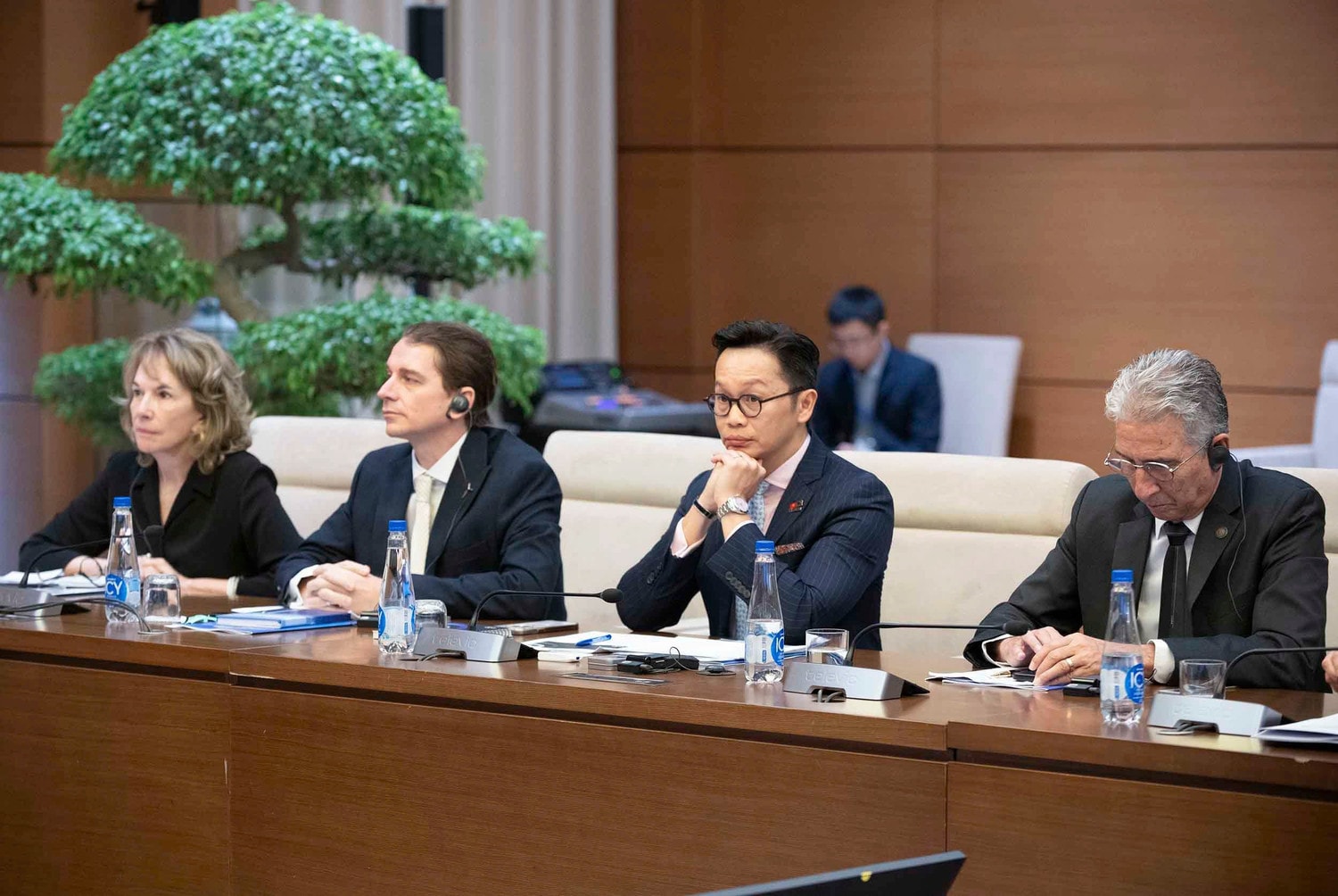 Đại diện các doanh nghiệp, nhà đầu tư Đan Mạch trong lĩnh vực năng lượng tại Việt Nam dự cuộc làm việc