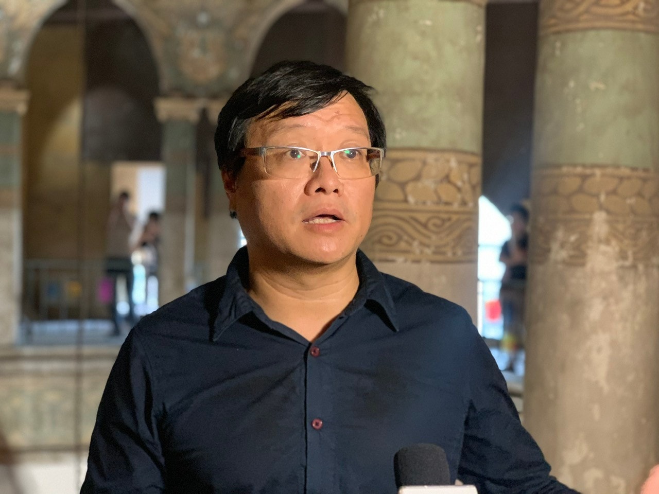 Nghệ sĩ Nguyễn Thế Sơn. Ảnh: NP