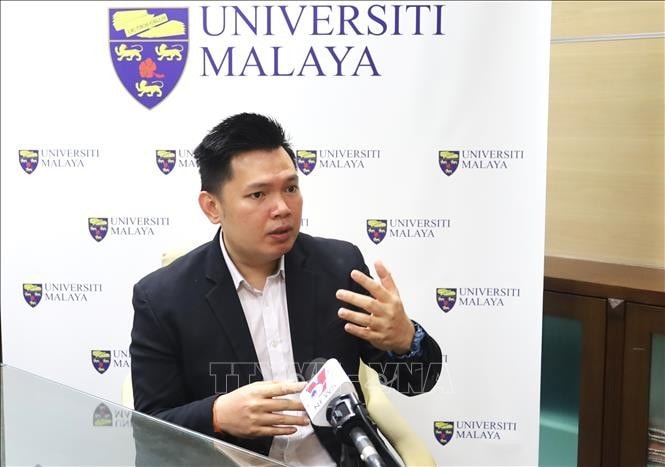 Ông Collins Chong Yew Keat, chuyên gia đối ngoại và an ninh, Đại học Malaya (Malaysia). Ảnh: Thúy An/PV TTXVN tại Kuala Lumpur