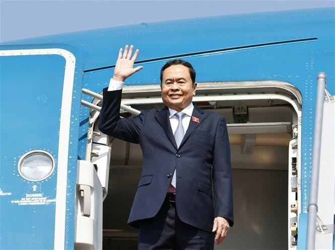 National Assembly Chairman Tran Thanh Man leaves Hanoi on November 21 for an official visit to Cambodia to attend the 12th ICAPP and the 11th Plenary Session of IPTP. (Photo: VNA) National Assembly Chairman Tran Thanh Man leaves Hanoi on November 21 for an official visit to Cambodia to attend the 12th ICAPP and the 11th Plenary Session of IPTP. (Photo: VNA)