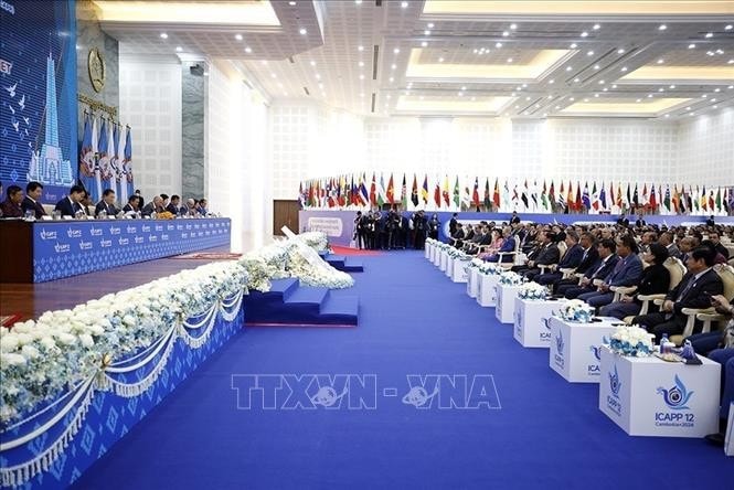 Quang cảnh phiên bế mạc ICAPP-12, ngày 23.11.2024. Ảnh: AKP/TTXVN