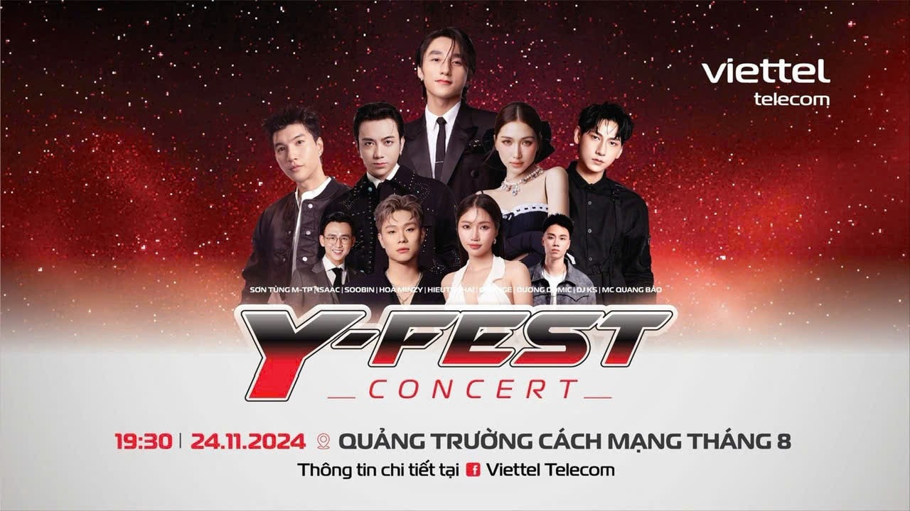 Dàn nghệ sỹ “khủng” khiến Viettel Y-Fest 2024 được ví như một siêu nhạc hội của các nhạc hội