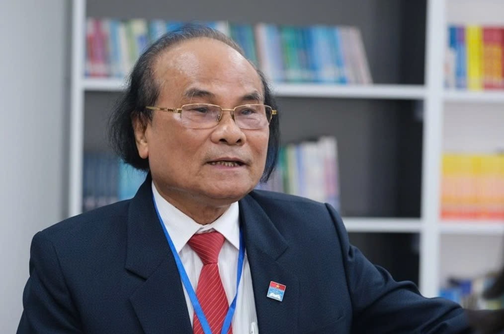 GS.TS Đinh Quang Báo, nguyên Hiệu trưởng Trường Đại học Sư Phạm Hà Nội (Ảnh: Tạp chí Giáo dục, Bộ GD-ĐT)