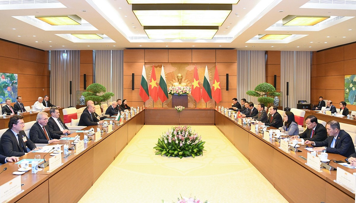 Quang cảnh hội kiến. Ảnh: Lâm Hiển