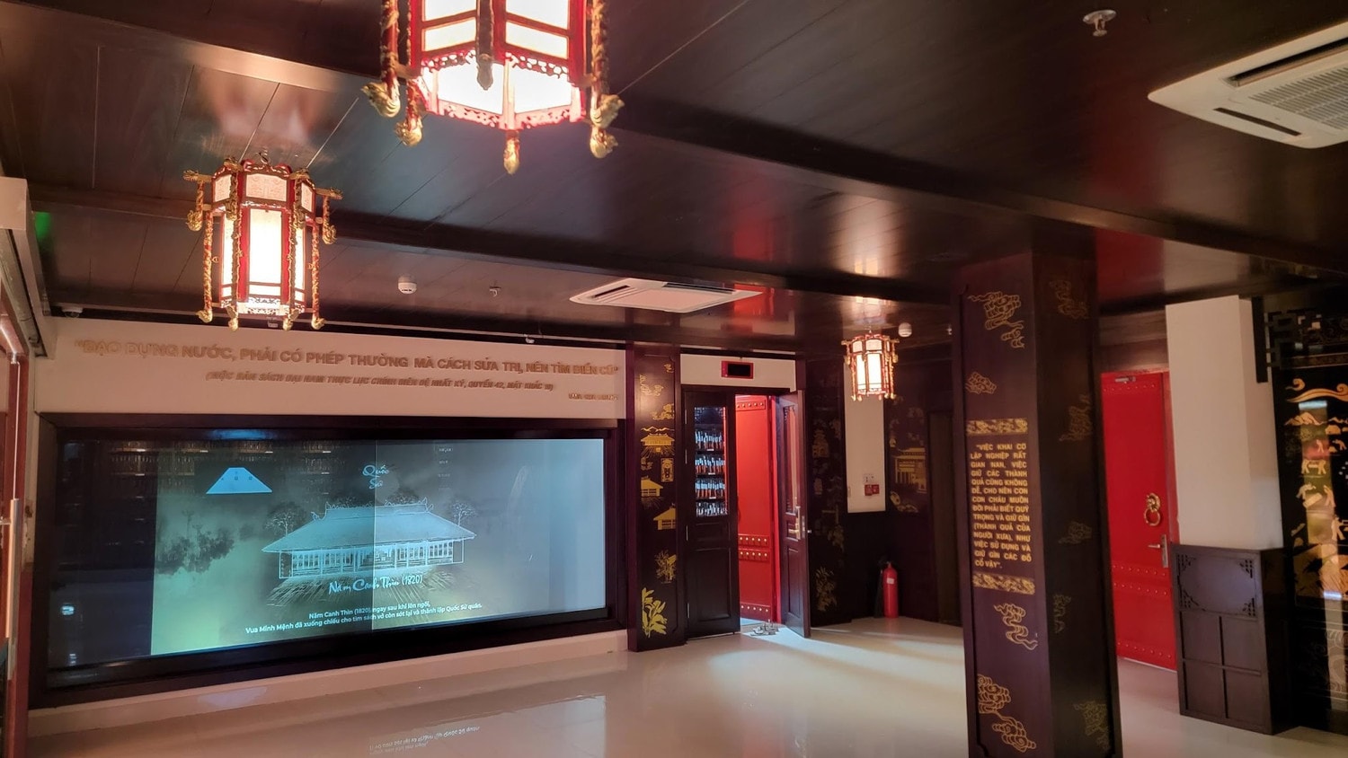 Trình chiếu 3D Mapping tại Trung tâm lưu trữ quốc gia IV