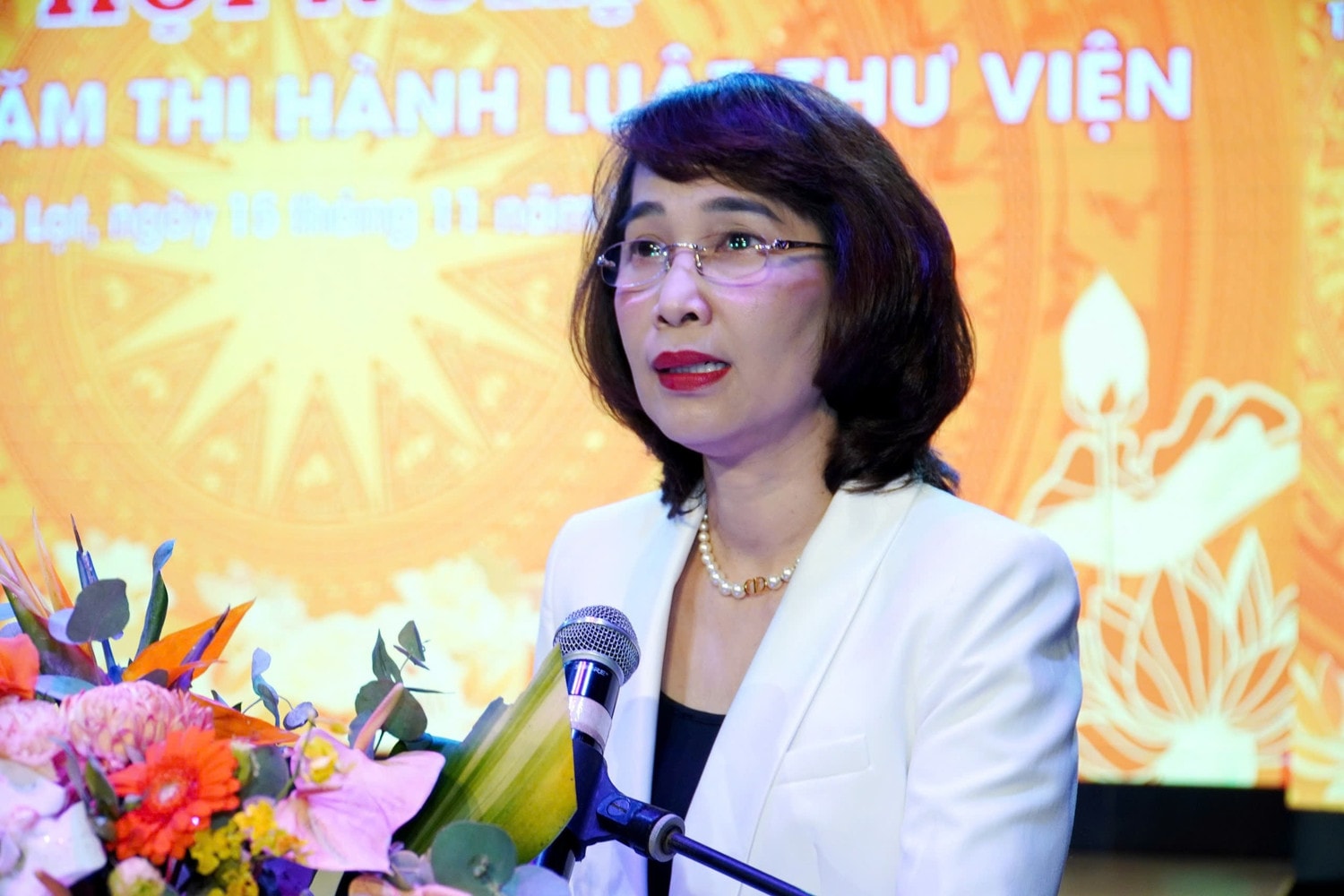 Vụ trưởng Vụ Thư viện Kiều Thúy Nga