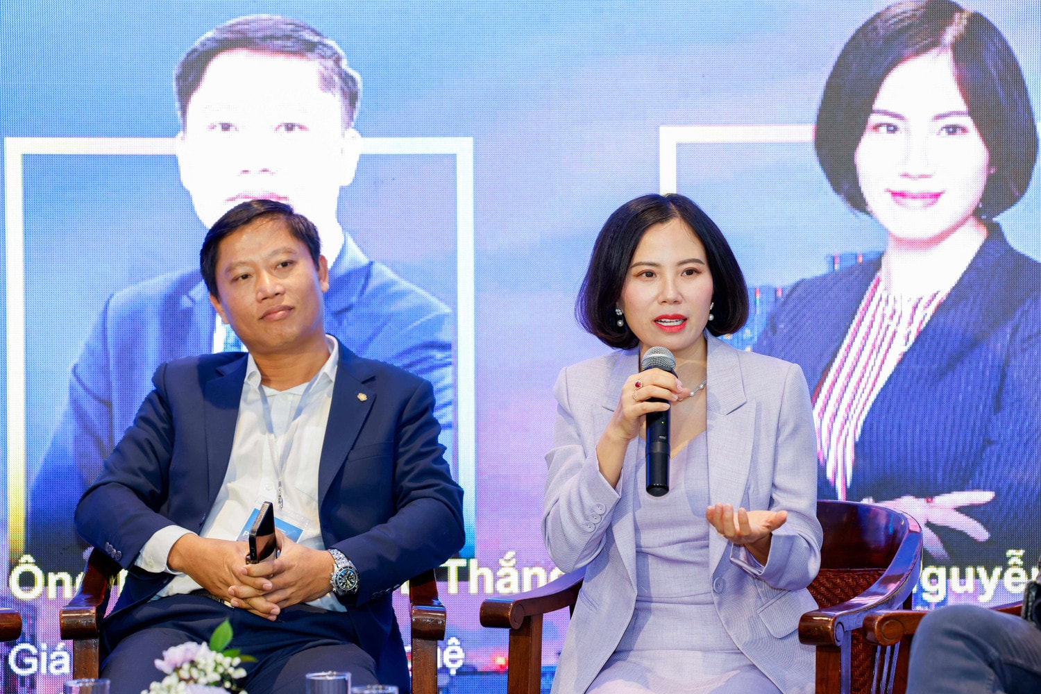 Chủ tịch HĐQT Công ty CP Tư vấn EY Việt Nam Nguyễn Thùy Dương phát biểu