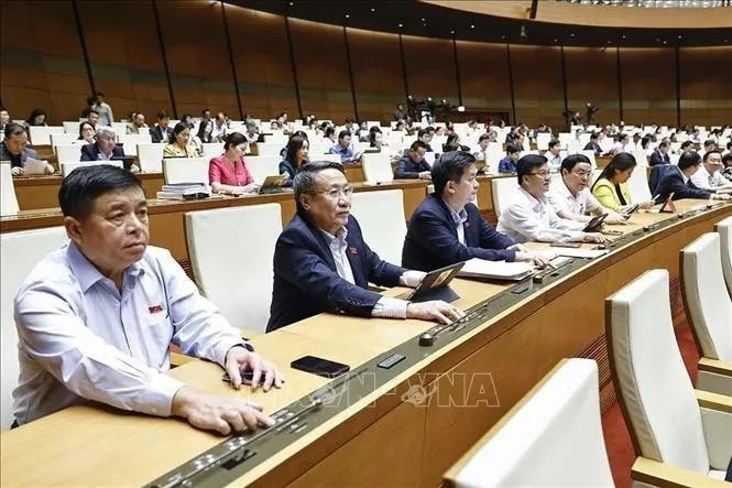 At the 8th session of the 15th National Assembly. (Photo: VNA) At the 8th session of the 15th National Assembly. (Photo: VNA)
