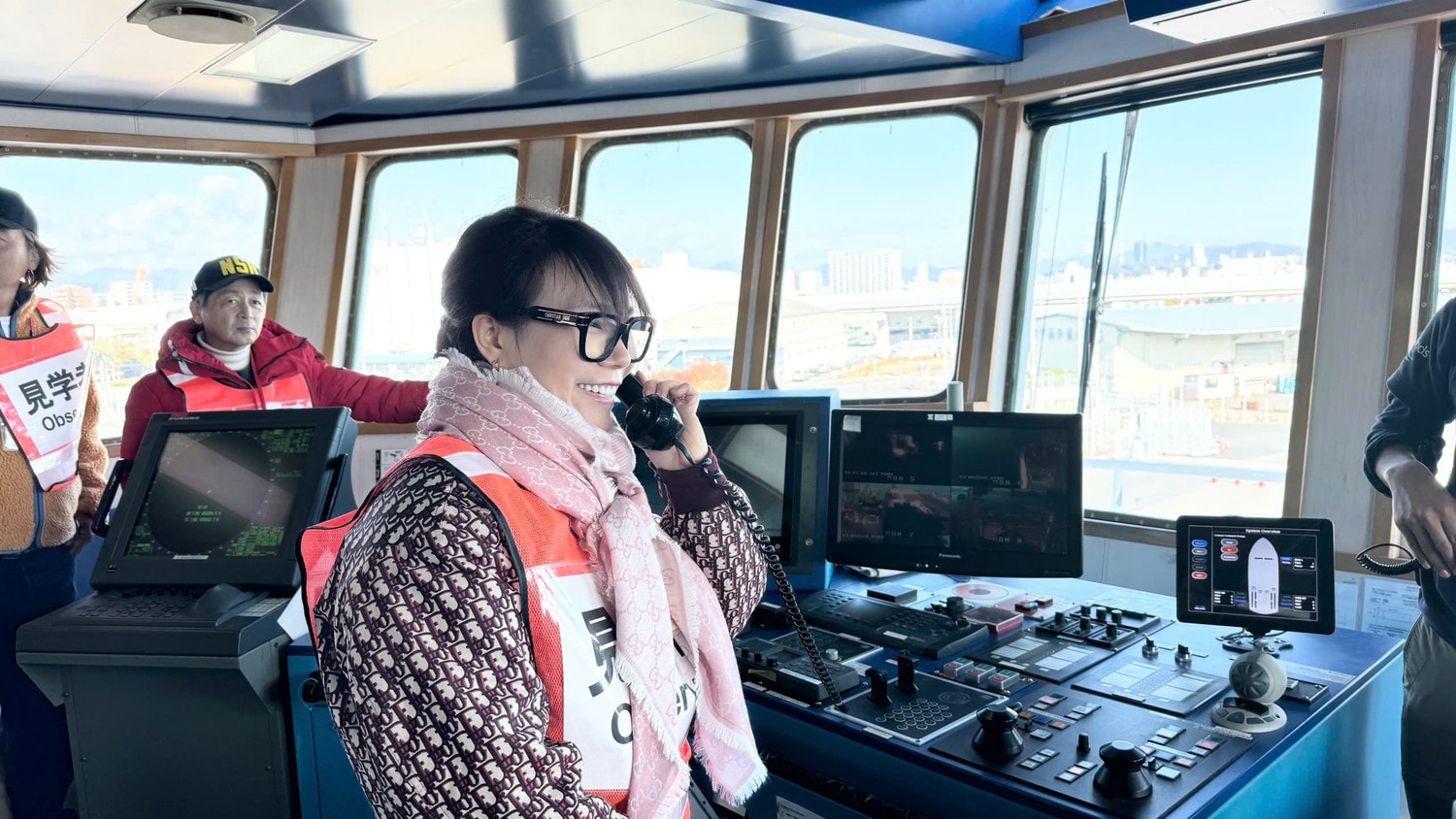 Bà Đặng Thị Hiền tham gia đợt huấn luyện của Tổ chức Peace Winds, tại Nhật Bản