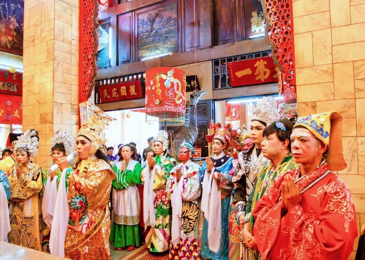 Lễ tế tại miếu Bà Chúa Xứ núi Sam