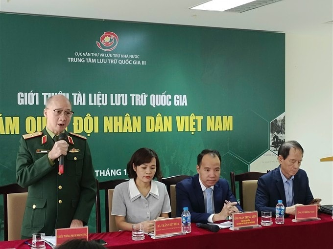 Thiếu tướng Phạm Sơn Dương, nguyên Phó giám đốc Viện Khoa học và Công nghệ Quân sự, Bộ Quốc phòng, chia sẻ tại sự kiện