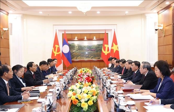 Quang cảnh hội đàm. Ảnh: Phương Hoa/TTXVN