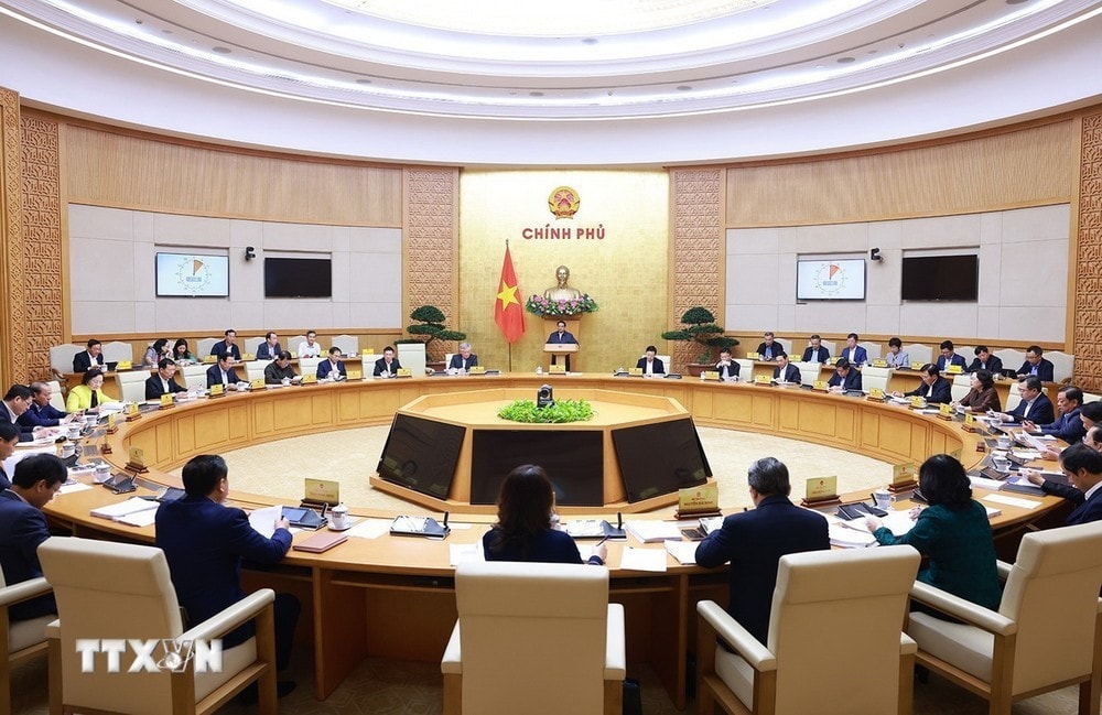 Phiên họp Chính phủ thường kỳ tháng 11 năm 2024. Ảnh: Dương Giang/TTXVN
