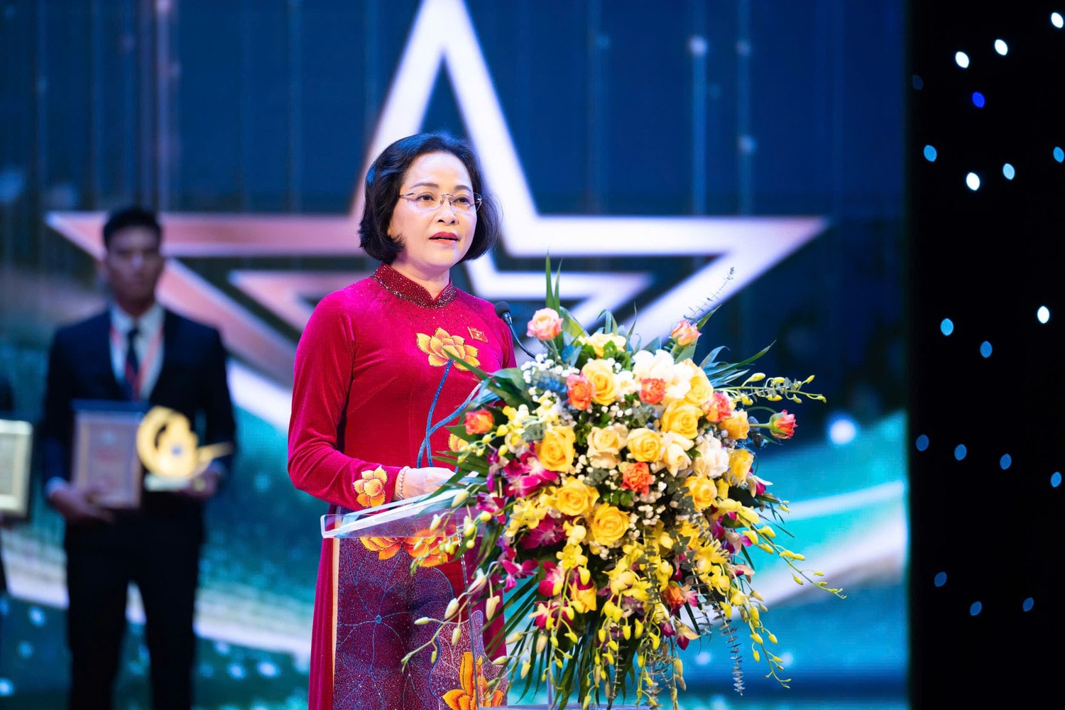 Phó Chủ tịch Quốc hội Nguyễn Thị Thanh phát biểu chỉ đạo tại buổi lễ
