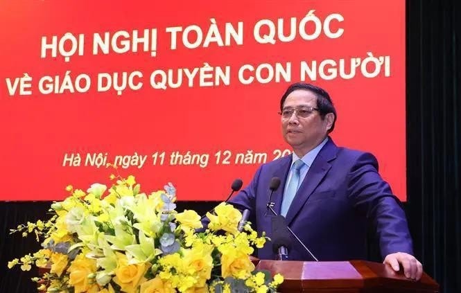 Prime Minister Pham Minh Chinh addresses the conference (Photo: VNA) Prime Minister Pham Minh Chinh addresses the conference (Photo: VNA)