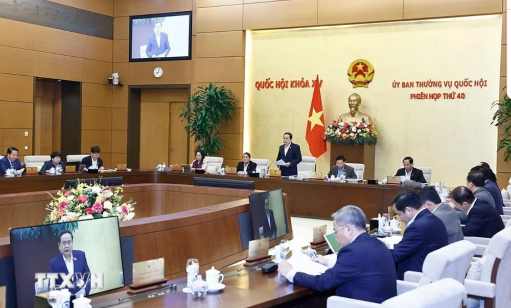 At the 40th session of the National Assembly Standing Committee on December 10. (Photo: VNA) At the 40th session of the National Assembly Standing Committee on December 10. (Photo: VNA)