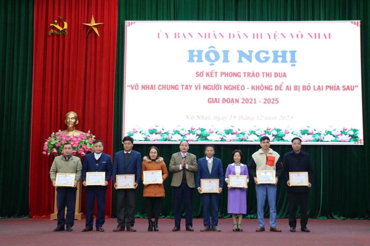 Phong trào thi đua “Võ Nhai chung tay vì người nghèo” đã làm xuất hiện nhiều điển hình tiên tiến trên địa bàn