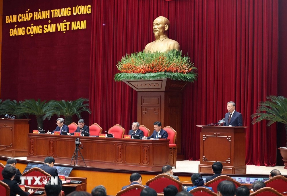 Tổng Bí thư Tô Lâm phát biểu. Ảnh: Thống Nhất/TTXVN