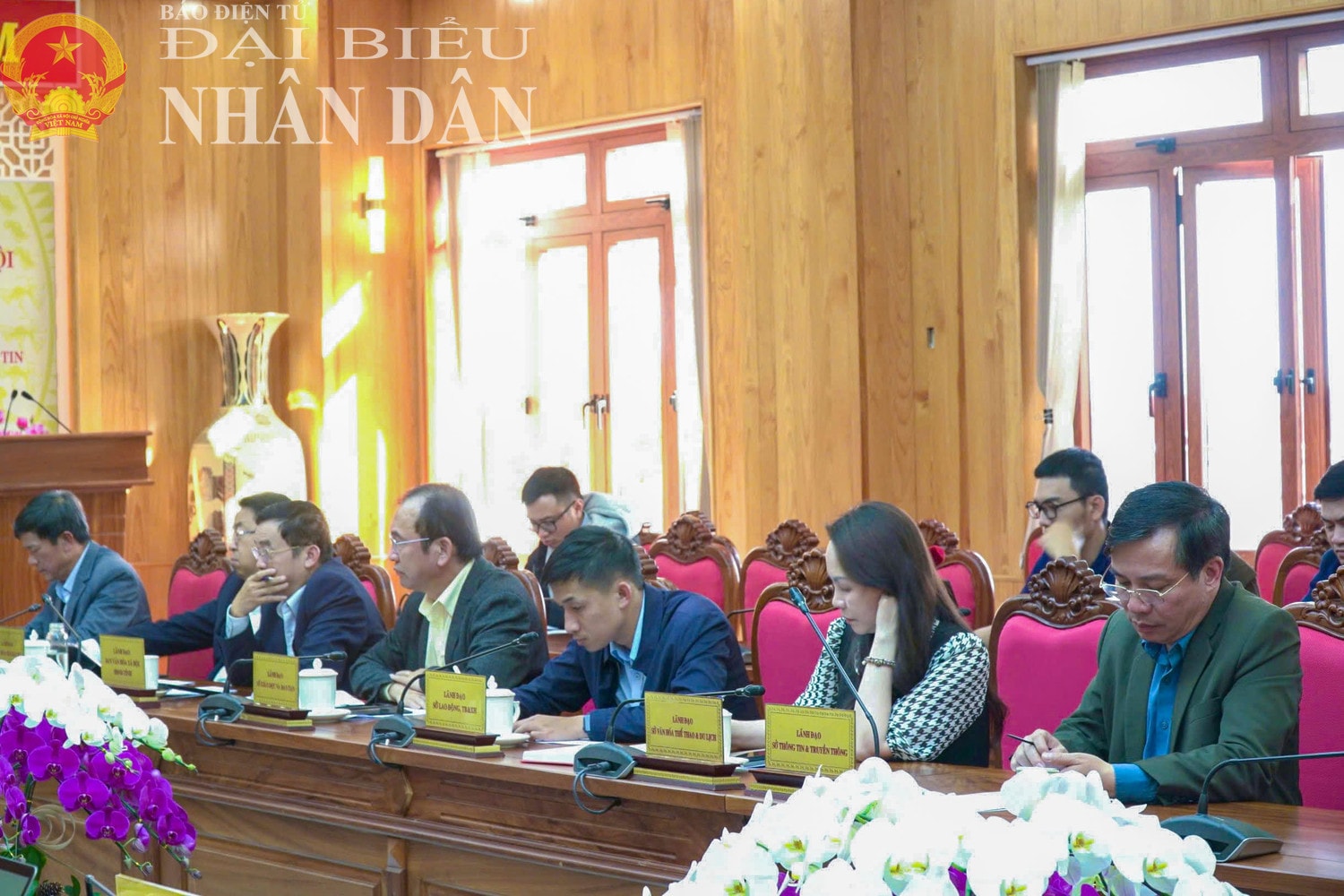 Đại diện lãnh đạo các sở, ngành tỉnh Lâm Đồng