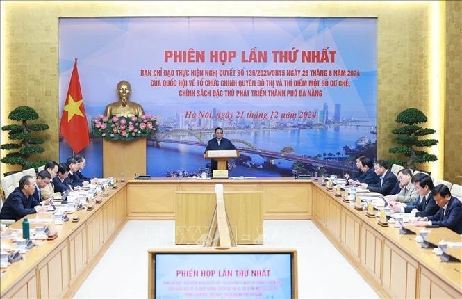 Thủ tướng Phạm Minh Chính kết luận Phiên họp. Ảnh: Dương Giang/TTXVN