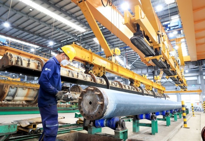 Production at a factory of a foreign direct investment (FDI) enterprise in Phu My 3 specialised industrial park, Phu My township, Ba Ria - Vung Tau province. (Photo: VNA) Production at a factory of a foreign direct investment (FDI) enterprise in Phu My 3 specialised industrial park, Phu My township, Ba Ria - Vung Tau province. (Photo: VNA)