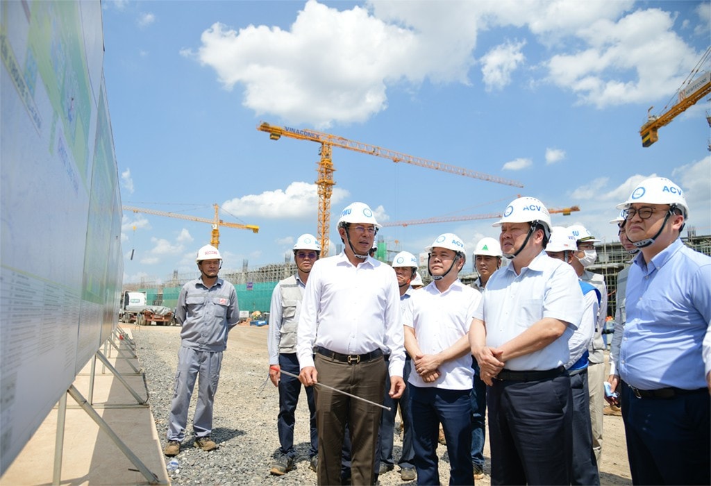 Đoàn công tác Ủy ban Quản lý vốn nhà nước tại doanh nghiệp kiểm tra tiến độ Dự án Cảng hàng không quốc tế Long Thành