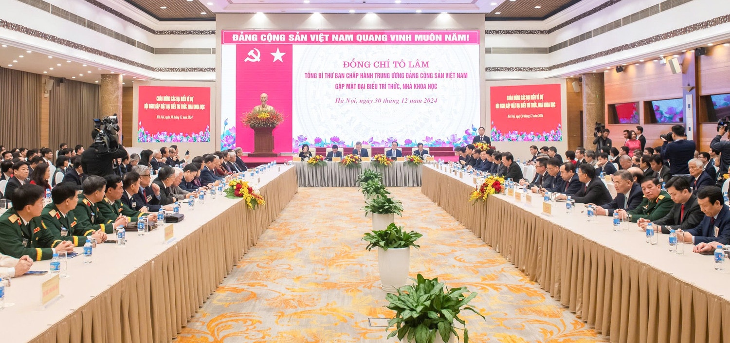 Quang cảnh cuộc gặp mặt. Ảnh: N. Đức