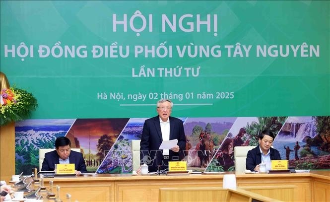 Phó Thủ tướng Thường trực Nguyễn Hoà Bình phát biểu chỉ đạo. Ảnh: Phạm Kiên/TTXVN