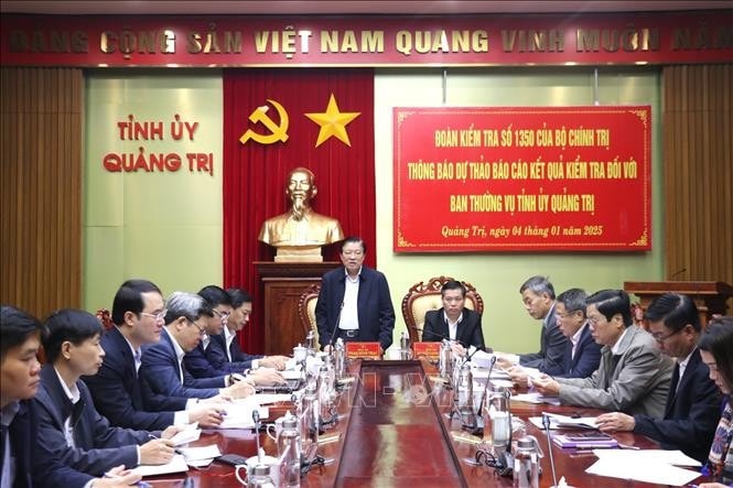 Ủy viên Bộ Chính trị, Bí thư Trung ương Đảng, Trưởng Ban Nội chính Trung ương Phan Đình Trạc phát biểu