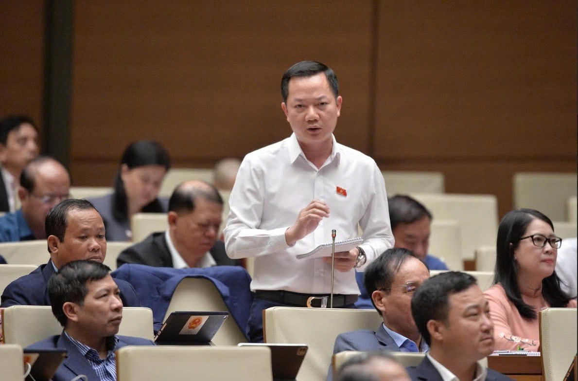 Đại biểu Quốc hội Trịnh Xuân An (Đồng Nai) phát biểu