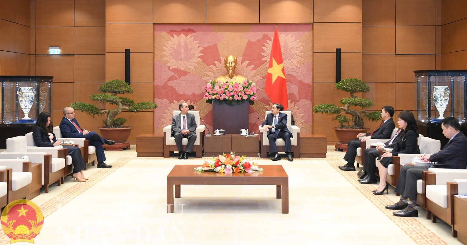 Quang cảnh cuộc tiếp. Ảnh: Lâm Hiển