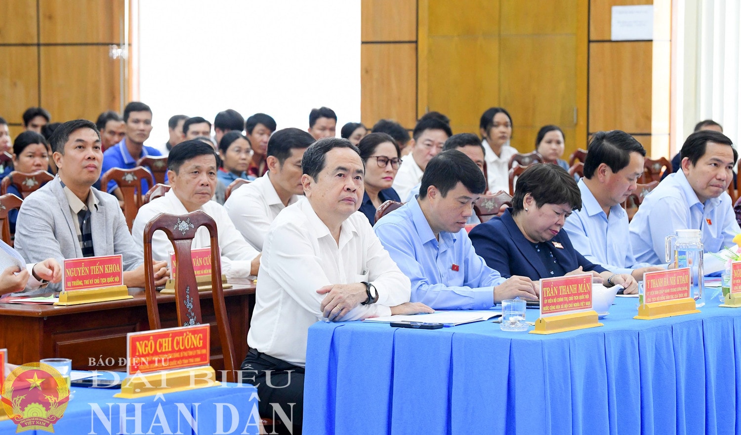 Chủ tịch Quốc hội Trần Thanh Mẫn và các đại biểu. Ảnh: Lâm Hiển