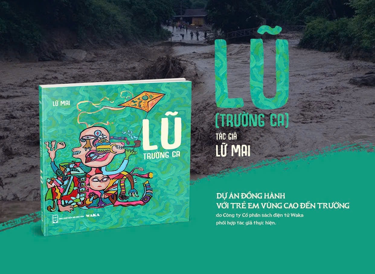Sách điện tử Trường ca "Lũ" là cuốn sách nổi bật năm 2024