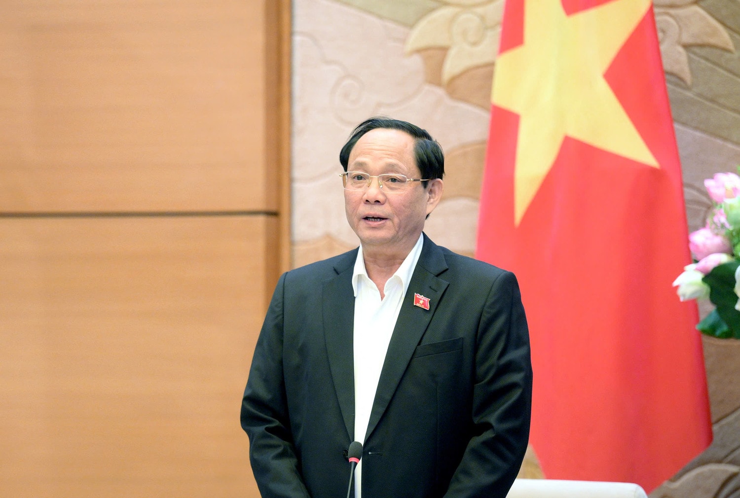 Phó Chủ tịch Quốc hội, Thượng tướng Trần Quang Phương phát biểu