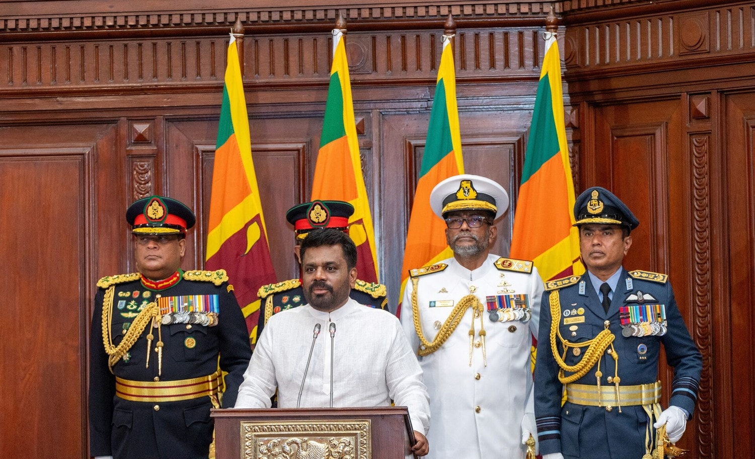 Tổng thống Sri Lanka Anura Kumara Dissanayake. Ảnh: Reuters