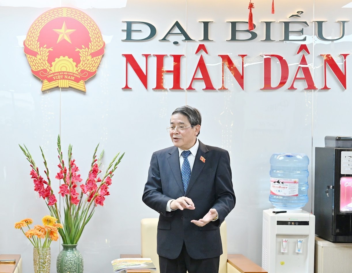 Phó Chủ tịch Quốc hội Nguyễn Đức Hải phát biểu. Ảnh: Quang Khánh
