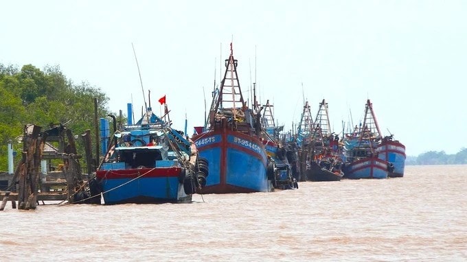 Fishing vessels in the Mekong Delta province of Ben Tre (Photo: nongnghiep.vn) bentre.jpg