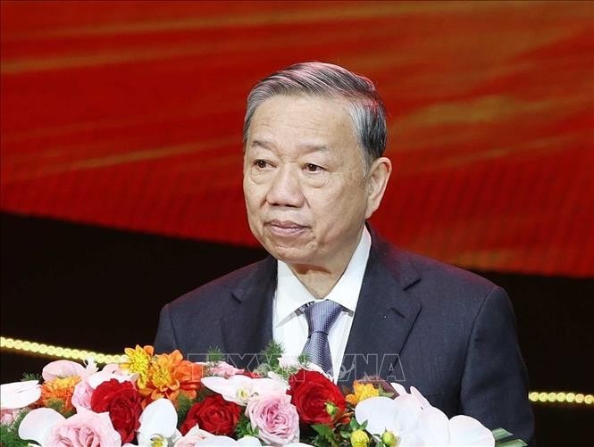 Tổng Bí thư Tô Lâm phát biểu chỉ đạo. Ảnh: Thống Nhất/TTXVN