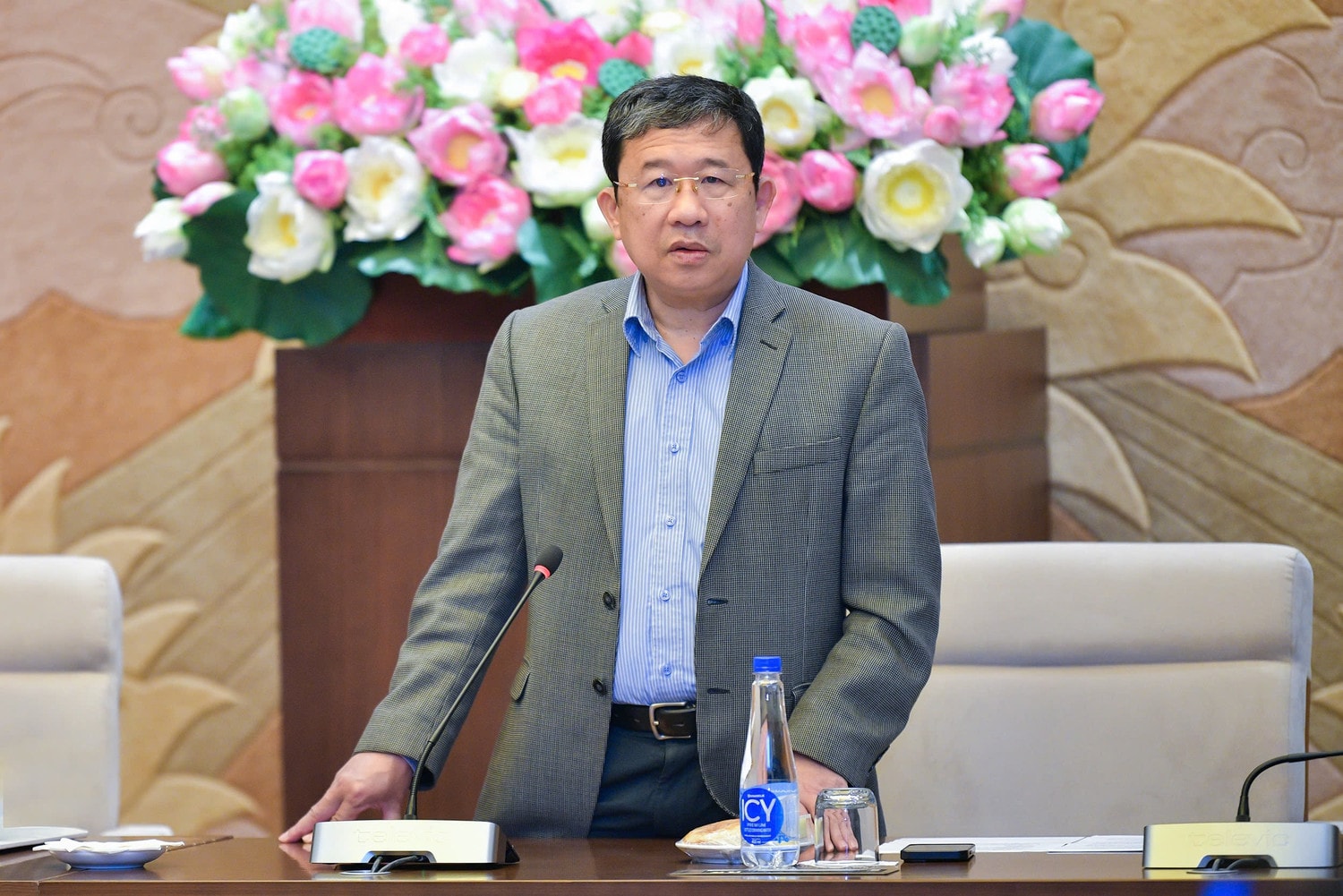 Chủ nhiệm Ủy ban Đối ngoại Vũ Hải Hà phát biểu