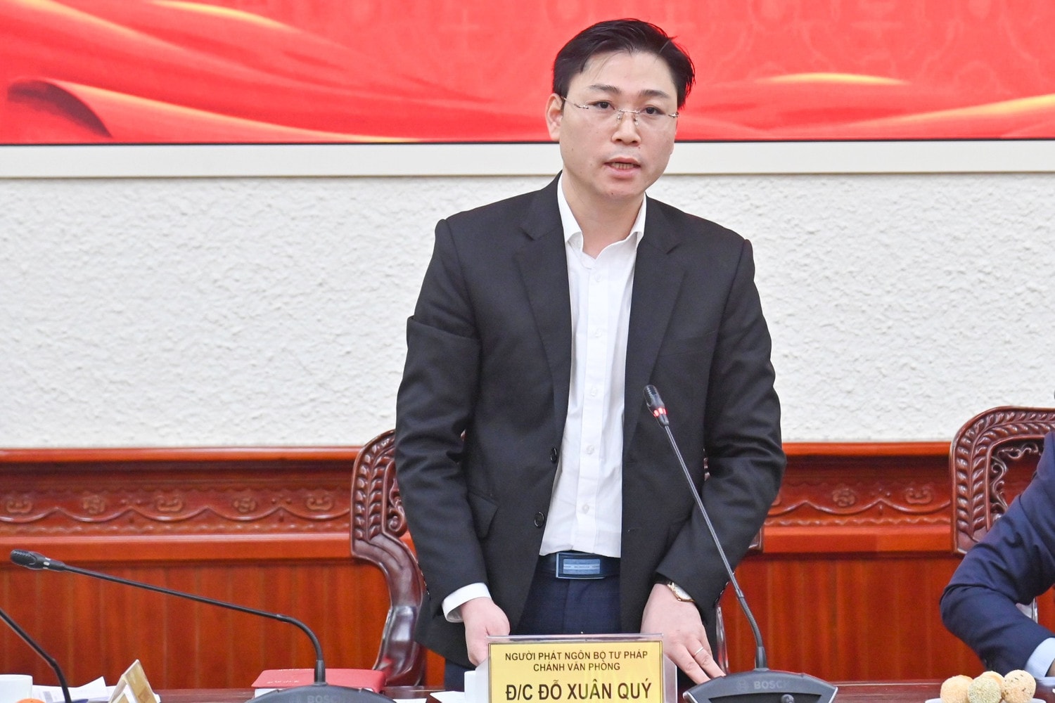 Chánh Văn phòng, người phát ngôn Bộ Tư pháp Đỗ Xuân Quý