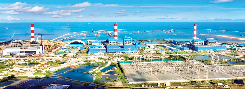 Các nhà máy của Công ty Nhiệt điện Duyên Hải tại Trung tâm Điện lực Duyên Hải