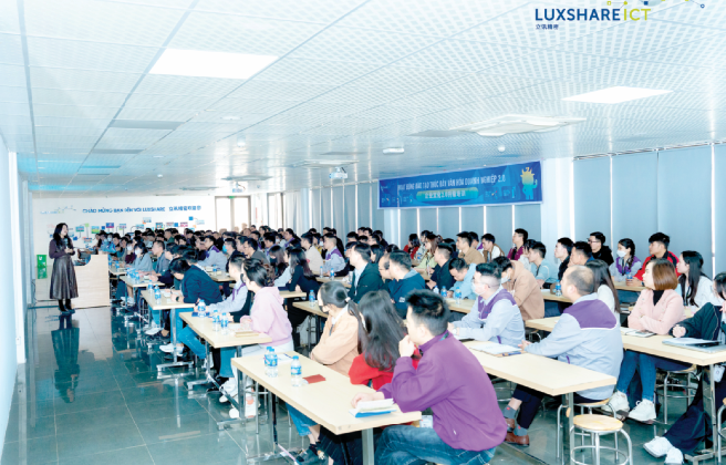 Chương trình đào tạo gắn với nhiều hoạt động tương tác nhằm tăng cường sự đoàn kết của người lao động