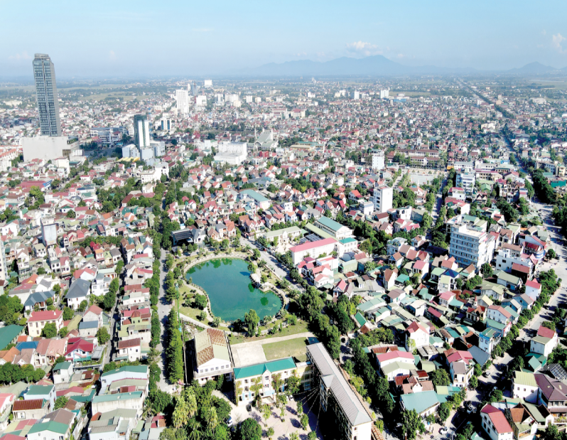 Một góc thành phố Hà Tĩnh