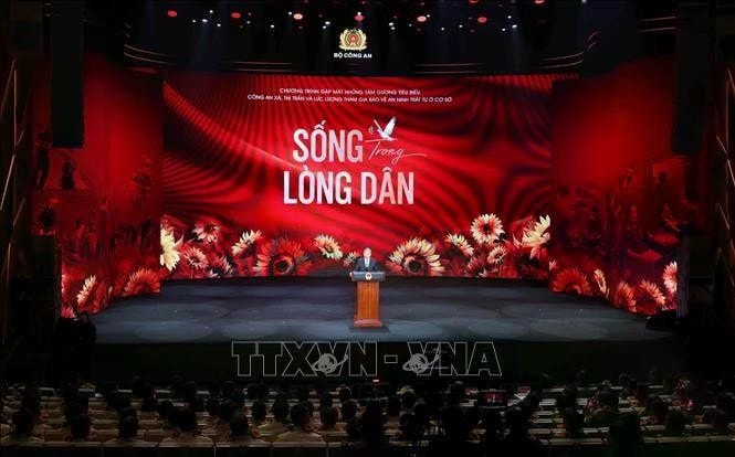 Party General Secretary To Lam speaks at the event (Photo: VNA) img-6408.jpg