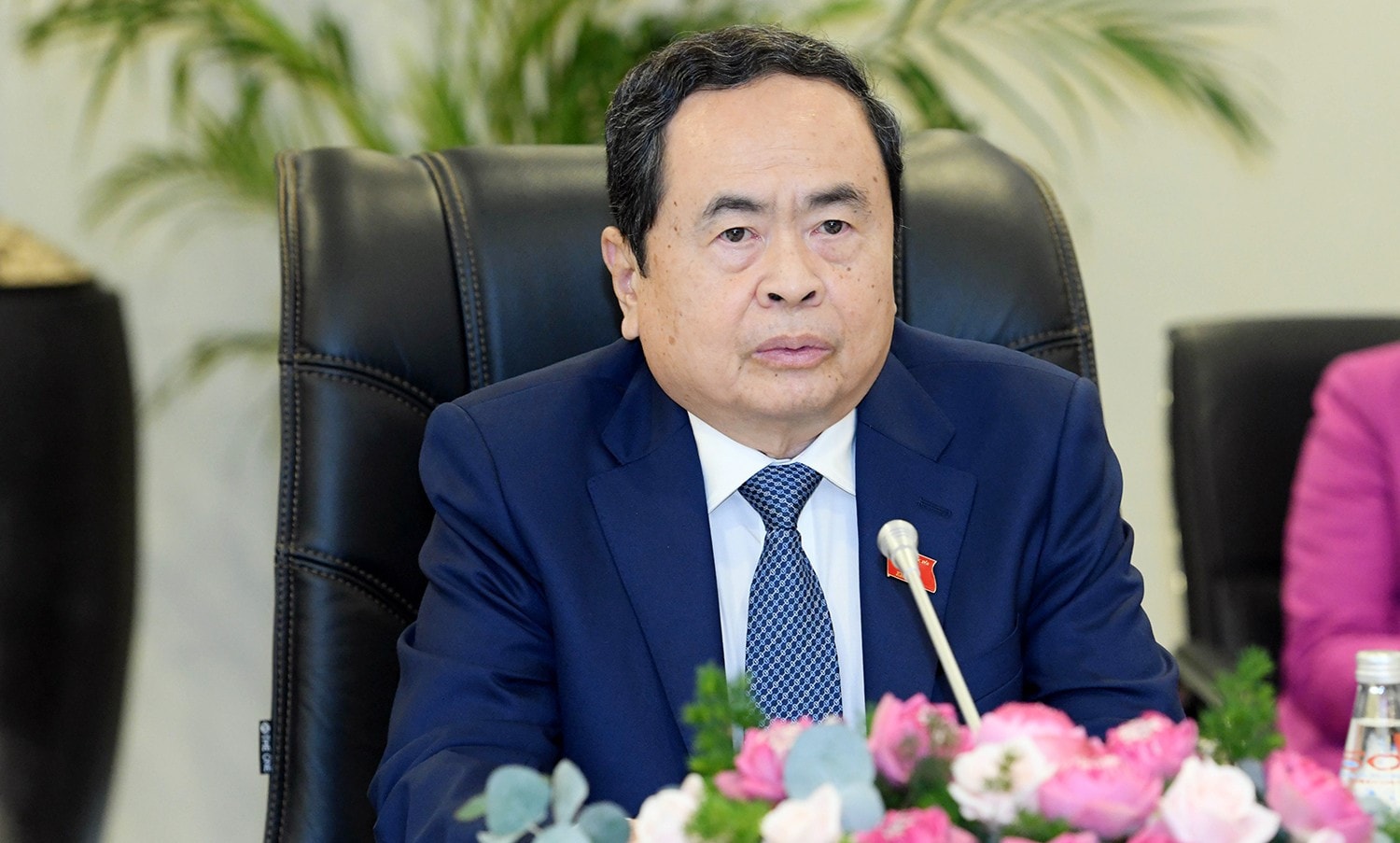 Chủ tịch Quốc hội Trần Thanh Mẫn phát biểu. Ảnh: Lâm Hiển