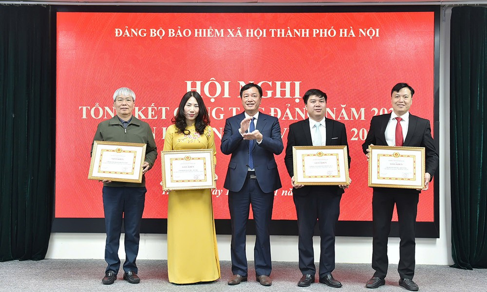 Đảng ủy BHXH thành phố Hà Nội tổ chức Hội nghị Tổng kết công tác Đảng năm 2024, triển khai nhiệm vụ năm 2025