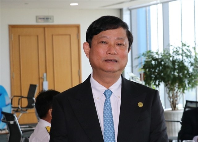 Võ Văn Minh, chairman of the provincial People’s Committee, speaks to a Việt Nam News Agency reporter at a recent meeting in the province. — VNA/VNS Photo img-3844.jpg