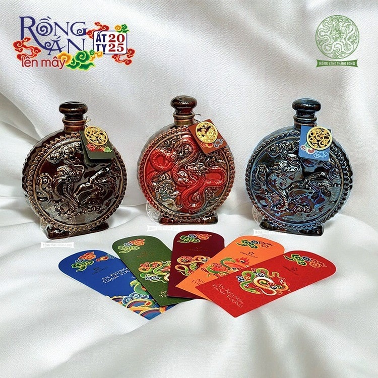 Bình rượu gốm "Xà thần"