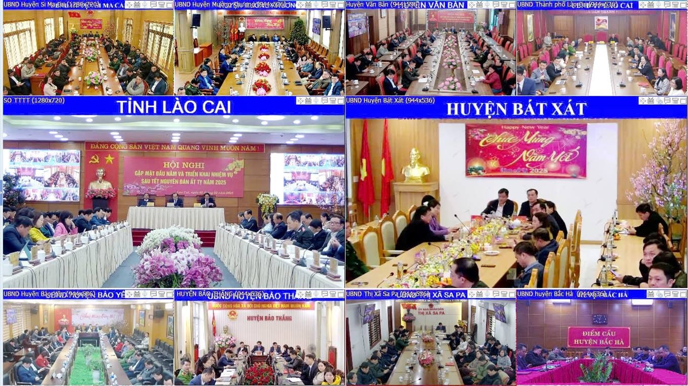 Hội nghị được tổ chức trực tiếp và trực tuyến. Ảnh: Linh Vũ
